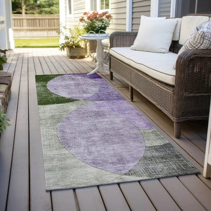 Henry Lavender Washable Indoor - Outdoor Rug - LOOMLAN - LOOMLAN Rugs - Outdoor Rugs