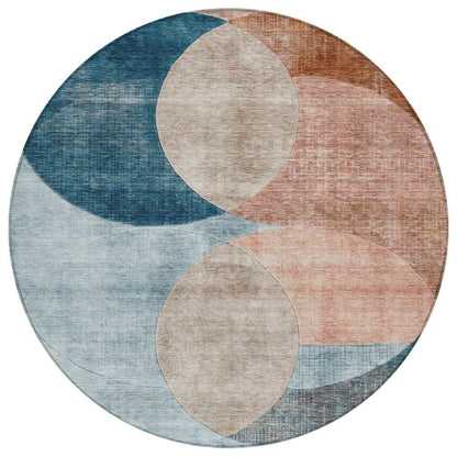 Henry Orange Washable Indoor - Outdoor Rug - LOOMLAN - LOOMLAN Rugs - Outdoor Rugs