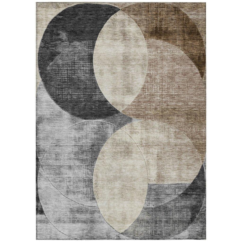 Henry Pewter Washable Indoor - Outdoor Rug - LOOMLAN - LOOMLAN Rugs - Outdoor Rugs