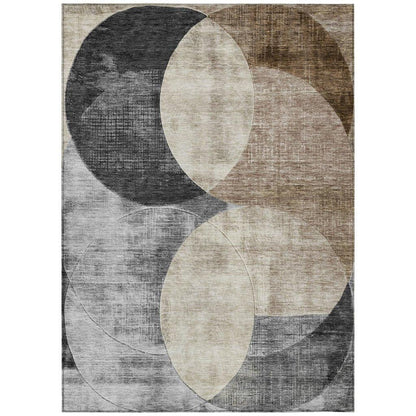 Henry Pewter Washable Indoor - Outdoor Rug - LOOMLAN - LOOMLAN Rugs - Outdoor Rugs