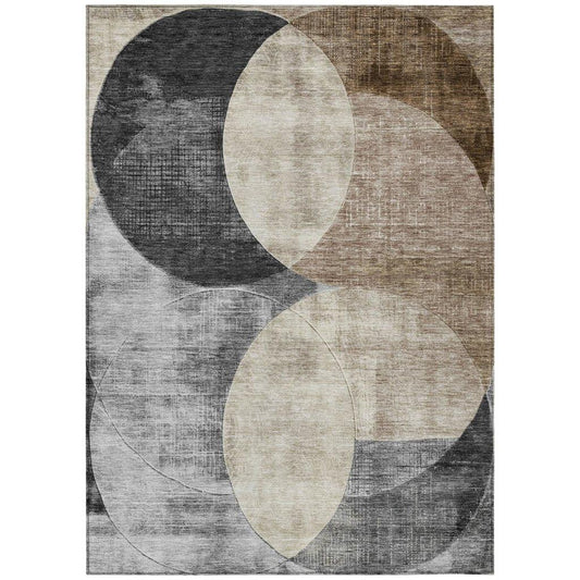 Henry Pewter Washable Indoor - Outdoor Rug - LOOMLAN - LOOMLAN Rugs - Outdoor Rugs