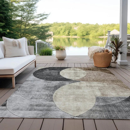 Henry Pewter Washable Indoor - Outdoor Rug - LOOMLAN - LOOMLAN Rugs - Outdoor Rugs