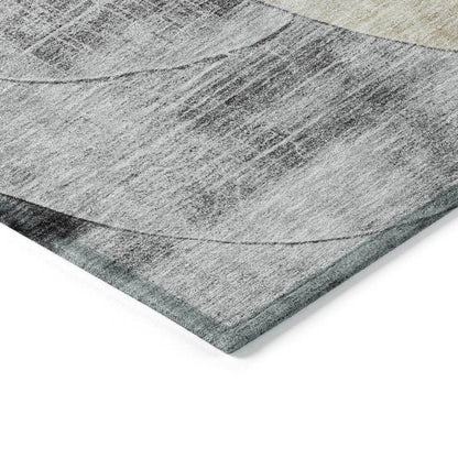 Henry Pewter Washable Indoor - Outdoor Rug - LOOMLAN - LOOMLAN Rugs - Outdoor Rugs