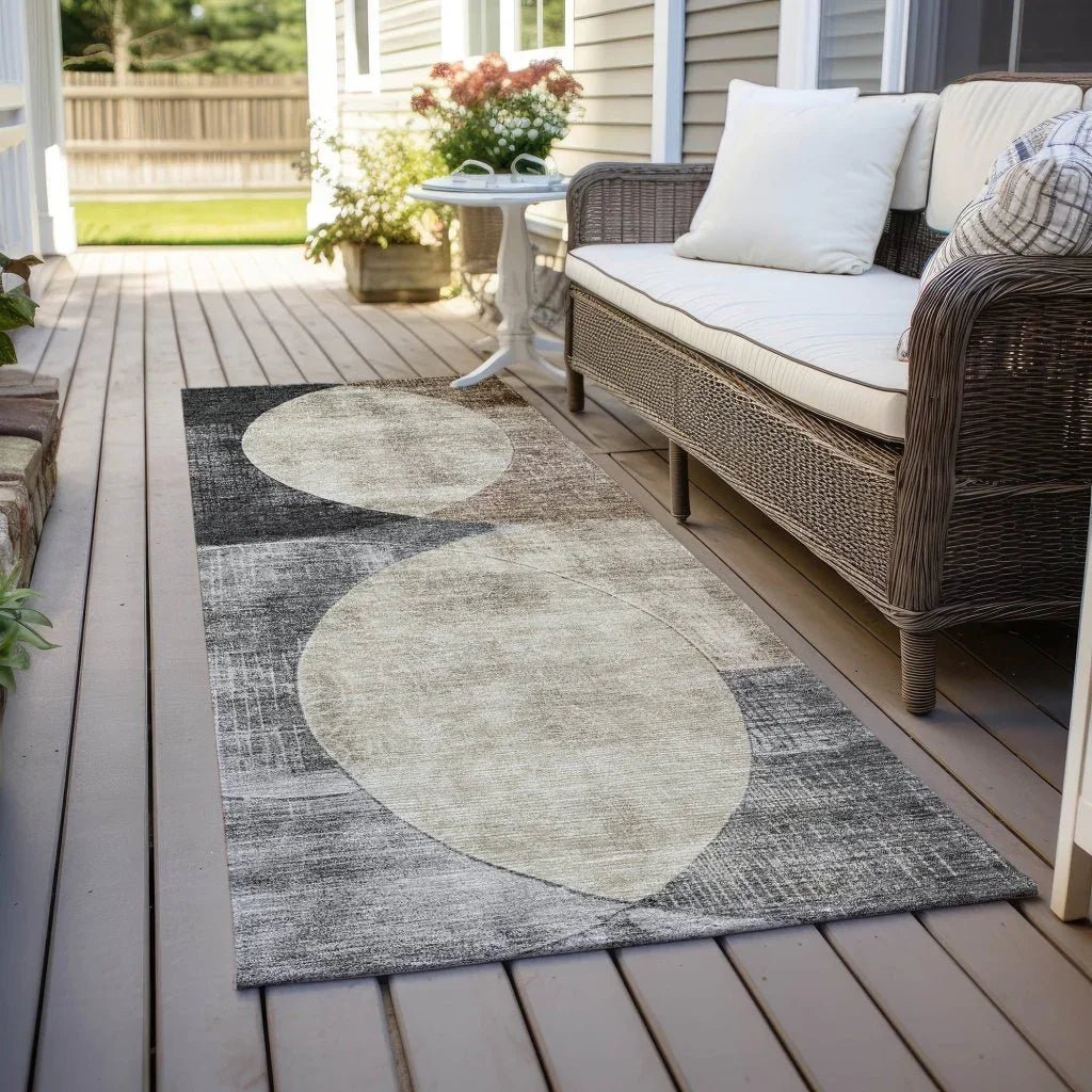 Henry Pewter Washable Indoor - Outdoor Rug - LOOMLAN - LOOMLAN Rugs - Outdoor Rugs