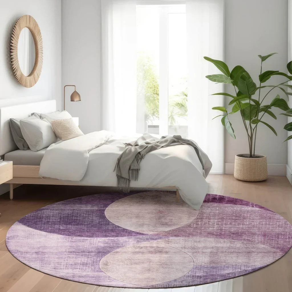 Henry Purple Washable Indoor - Outdoor Rug - LOOMLAN - LOOMLAN Rugs - Outdoor Rugs