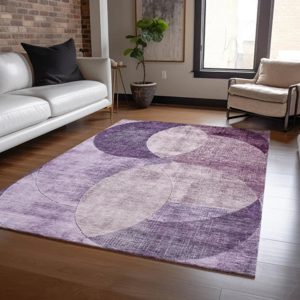Henry Purple Washable Indoor - Outdoor Rug - LOOMLAN - LOOMLAN Rugs - Outdoor Rugs