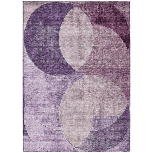 Henry Purple Washable Indoor - Outdoor Rug - LOOMLAN - LOOMLAN Rugs - Outdoor Rugs