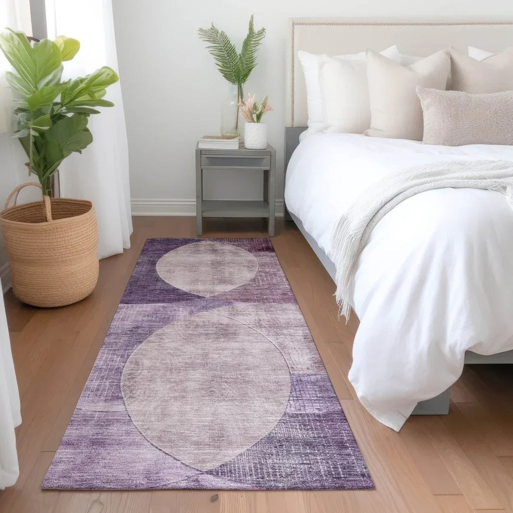 Henry Purple Washable Indoor - Outdoor Rug - LOOMLAN - LOOMLAN Rugs - Outdoor Rugs