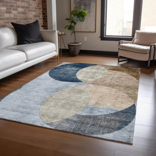 Henry Sky Washable Indoor - Outdoor Rug - LOOMLAN - LOOMLAN Rugs - Outdoor Rugs