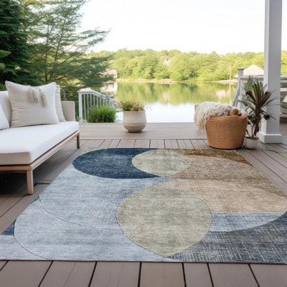 Henry Sky Washable Indoor - Outdoor Rug - LOOMLAN - LOOMLAN Rugs - Outdoor Rugs