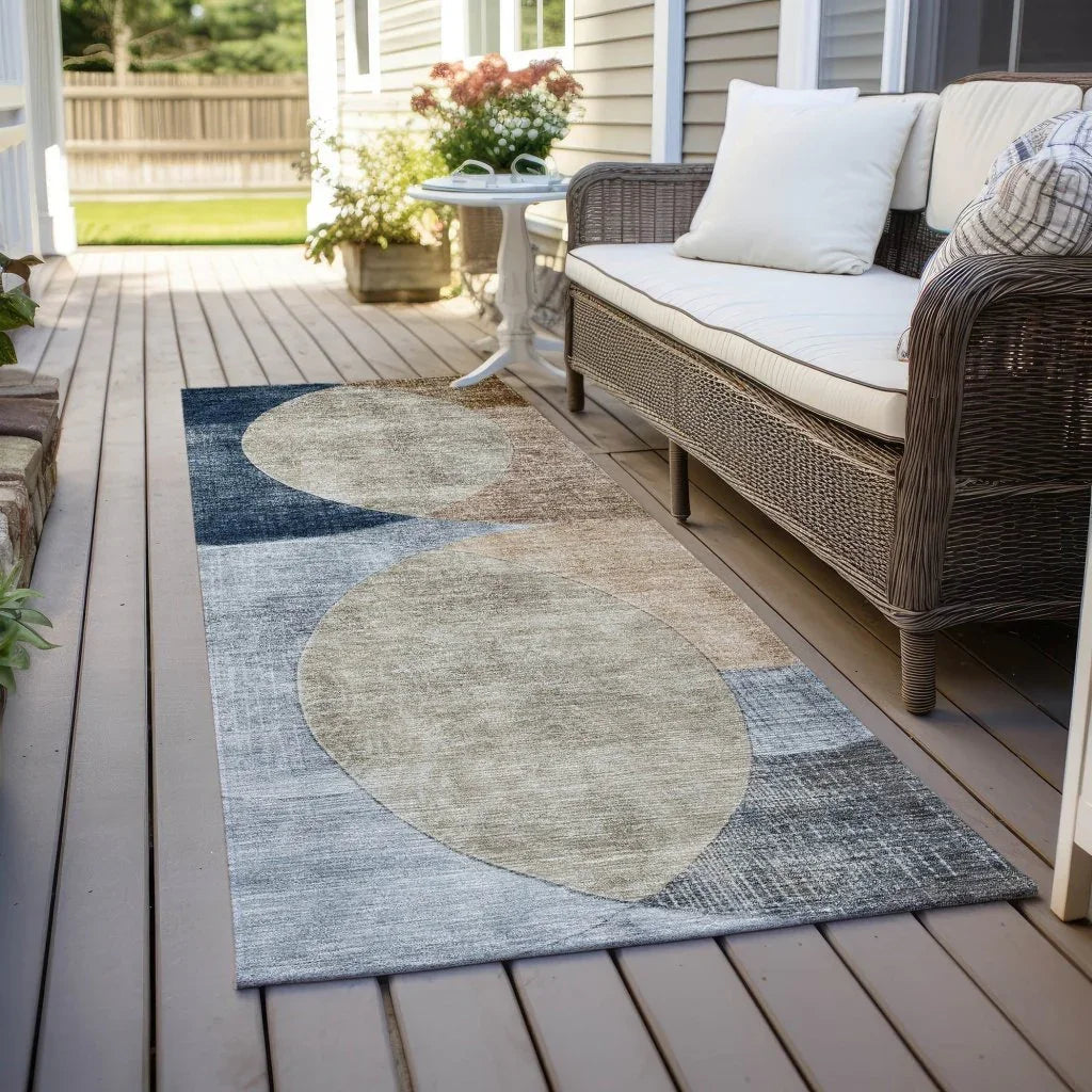 Henry Sky Washable Indoor - Outdoor Rug - LOOMLAN - LOOMLAN Rugs - Outdoor Rugs