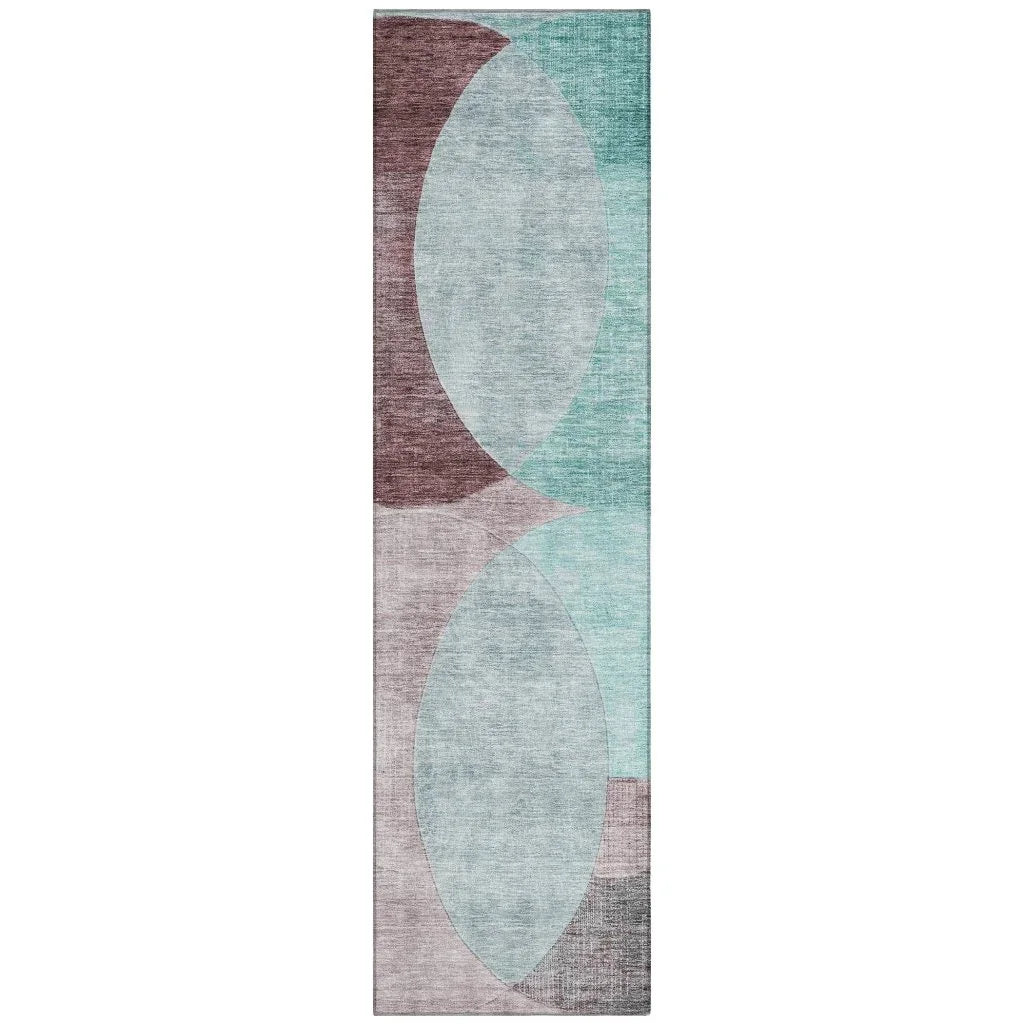 Henry Teal Washable Indoor - Outdoor Rug - LOOMLAN - LOOMLAN Rugs - Outdoor Rugs