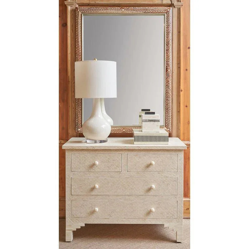 Henry Wood Framed Wall Mirror - Natural - LOOMLAN - Chelsea House - Wall Mirrors