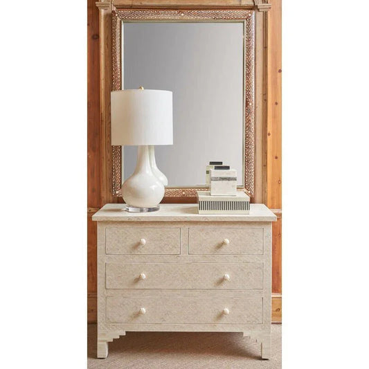Henry Wood Framed Wall Mirror - Natural - LOOMLAN - Chelsea House - Wall Mirrors