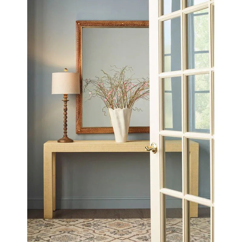 Henry Wood Framed Wall Mirror - Natural - LOOMLAN - Chelsea House - Wall Mirrors
