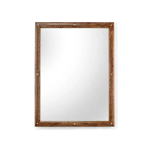 Henry Wood Framed Wall Mirror - Natural - LOOMLAN - Chelsea House - Wall Mirrors