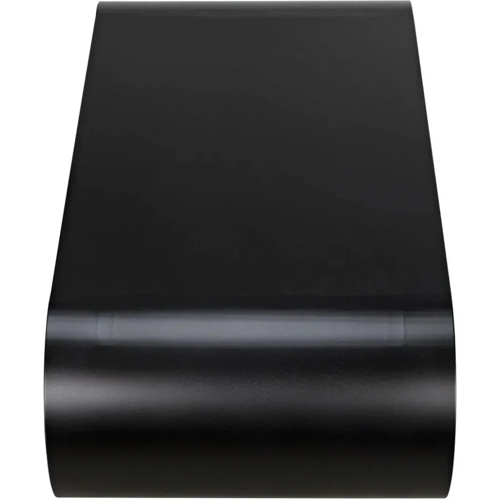 Hera Black Steel Geometric Coffee Table - LOOMLAN - Noir - Coffee Tables