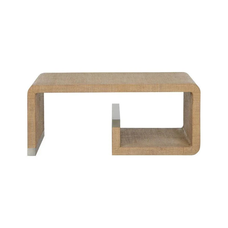 Hera Natural Saguran Warpped Coffee Table - LOOMLAN - Wildwood - Coffee Tables