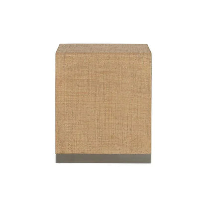 Hera Saguran Warpped Brown End Table - LOOMLAN - Wildwood - Side Tables