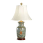 Herald Hiding Hand Painted Porcelain Table Lamp - LOOMLAN - Wildwood - Table Lamps