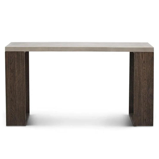 Heritage Fiber Reinforced Concrete Sofa Table-Outdoor Console Tables-Urbia-LOOMLAN
