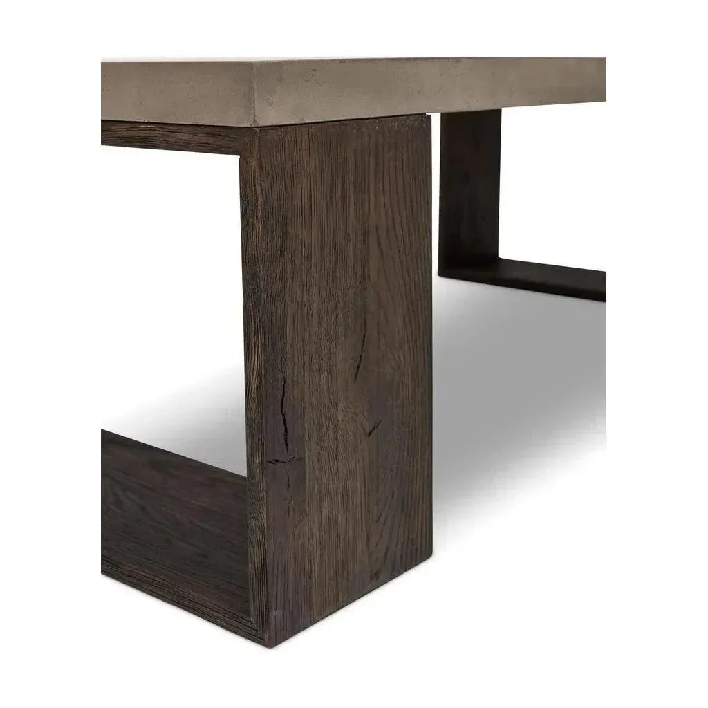 Heritage Reinforced Concrete Rectangular Coffee Table-Outdoor Coffee Tables-Urbia-LOOMLAN