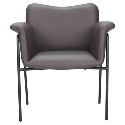 Heritage Wood & Steel Brown Accent Arm Chair - LOOMLAN - Zuo Modern - Accent Chairs