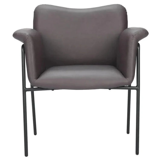 Heritage Wood & Steel Brown Accent Arm Chair - LOOMLAN - Zuo Modern - Accent Chairs