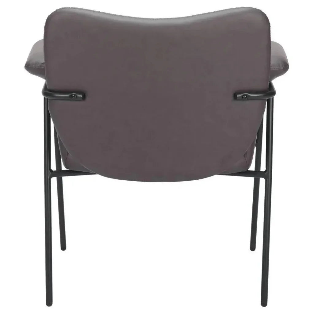 Heritage Wood & Steel Brown Accent Arm Chair - LOOMLAN - Zuo Modern - Accent Chairs