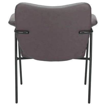 Heritage Wood & Steel Brown Accent Arm Chair - LOOMLAN - Zuo Modern - Accent Chairs