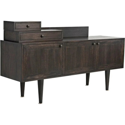 Hermes Sideboard, Ebony Walnut - LOOMLAN - Noir - Sideboards