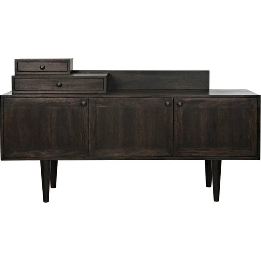 Hermes Sideboard, Ebony Walnut - LOOMLAN - Noir - Sideboards