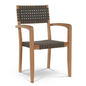 Herning Teak Outdoor Stacking Armchair 4PC