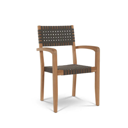 Herning Teak Patio Square Dining Set 5PC-Outdoor Dining Sets-HiTeak-LOOMLAN