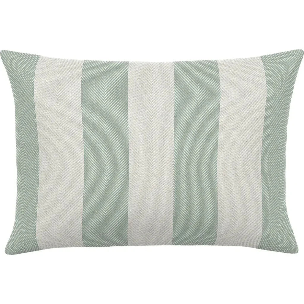 Herringbone Stripe Handmade Outdoor Pillow-Outdoor Pillows-Earnest Collection-20"x13" Lumbar-LOOMLAN