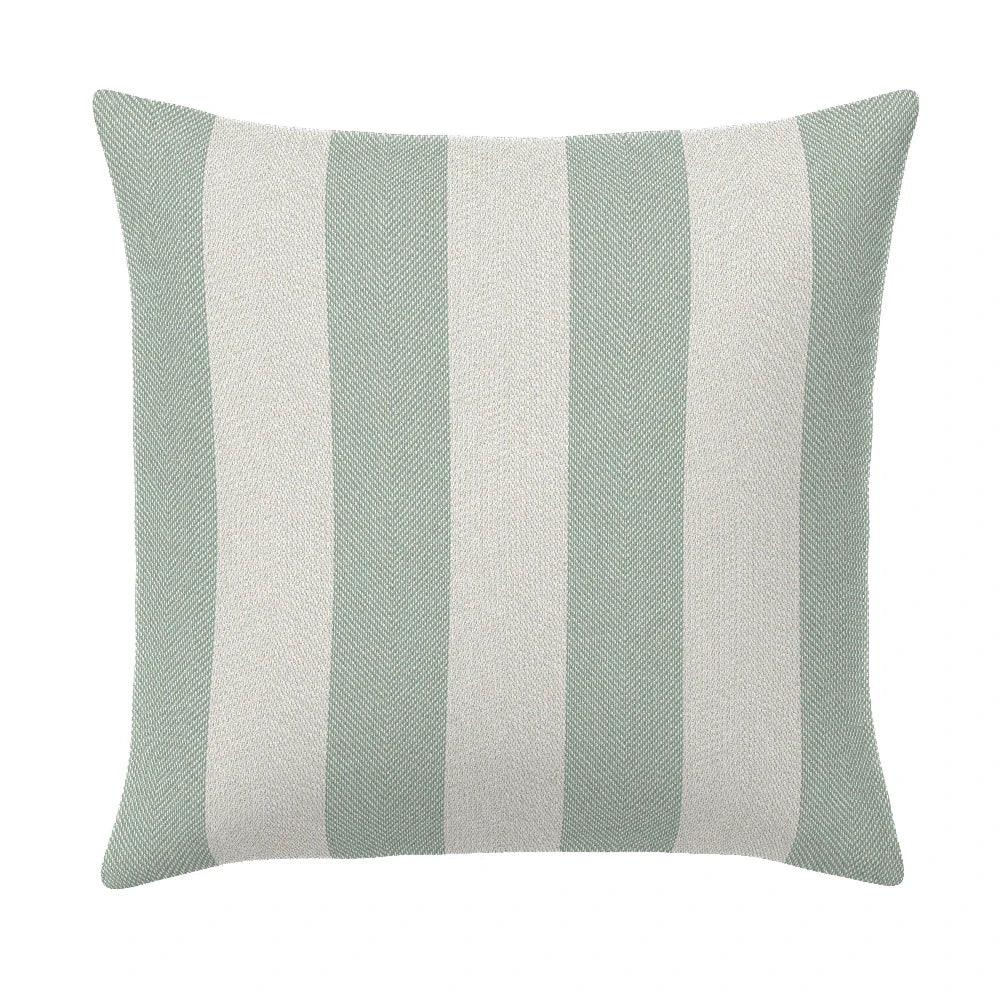 Herringbone Stripe Handmade Outdoor Pillow-Outdoor Pillows-Earnest Collection-20" Square-LOOMLAN