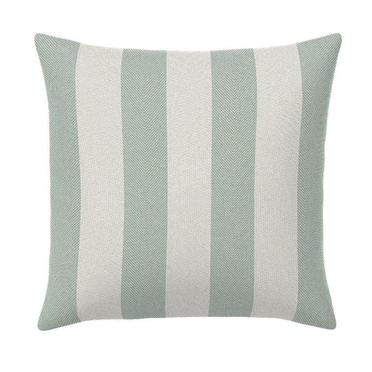 Herringbone Stripe Handmade Outdoor Pillow-Outdoor Pillows-Earnest Collection-20" Square-LOOMLAN