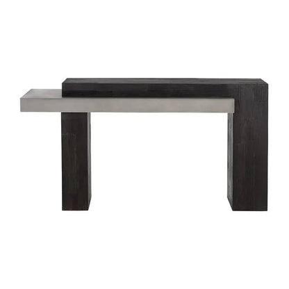 Herriot Concrete Outdoor Couch Table-Outdoor Console Tables-SUNPAN-LOOMLAN