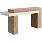 Herriot Concrete Outdoor Couch Table-Outdoor Console Tables-SUNPAN-Light Brown / Summer Sand-LOOMLAN
