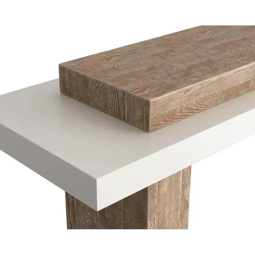 Herriot Concrete Outdoor Couch Table-Outdoor Console Tables-SUNPAN-LOOMLAN