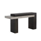 Herriot Concrete Outdoor Couch Table-Outdoor Console Tables-SUNPAN-Dark Brown / Grey-LOOMLAN
