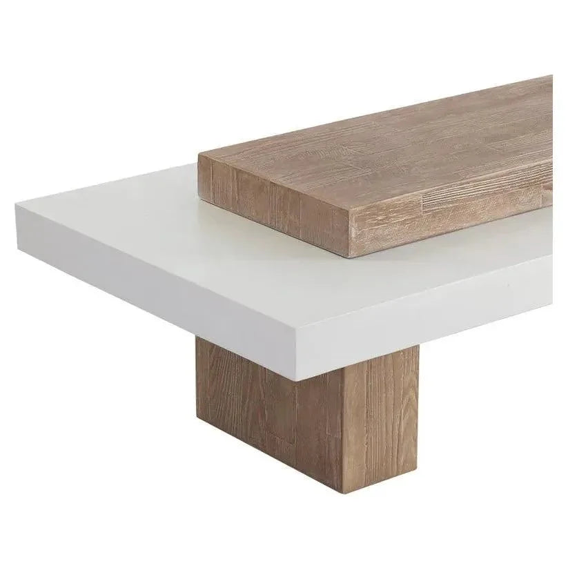 Herriot Concrete Outdoor Rectangular Coffee Table-Outdoor Coffee Tables-SUNPAN-LOOMLAN