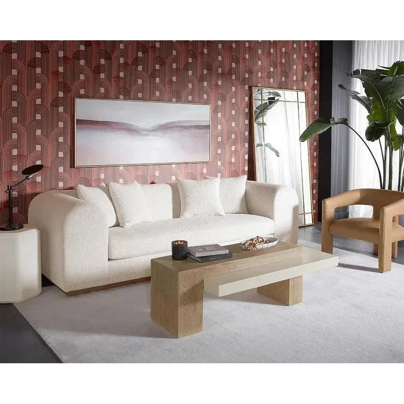 Herriot Concrete Outdoor Rectangular Coffee Table-Outdoor Coffee Tables-SUNPAN-LOOMLAN