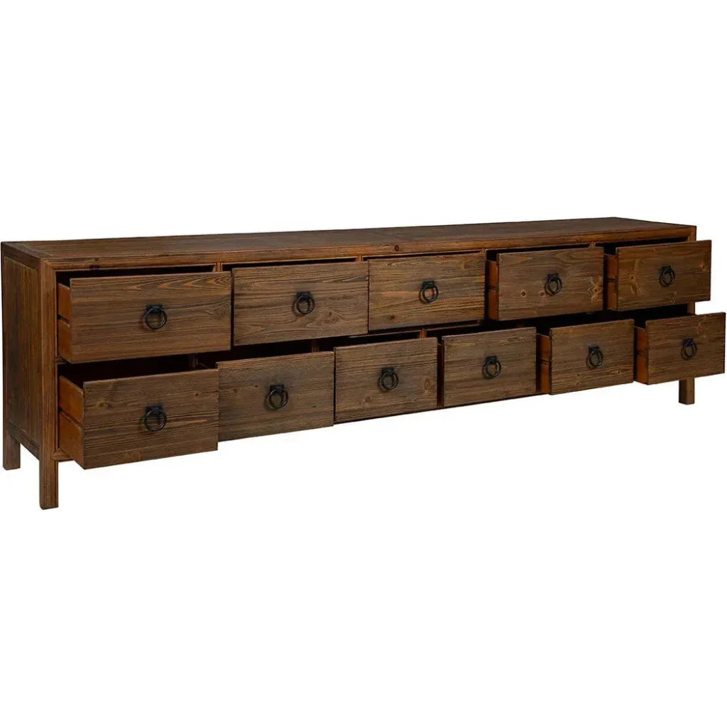 Hewitt Aesthetic Designed Wooden Drawer Bank - LOOMLAN - Furniture Classics - Dressers