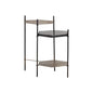 Hexall Side Table With Black Marble Finish - LOOMLAN - SUNPAN - Side Tables