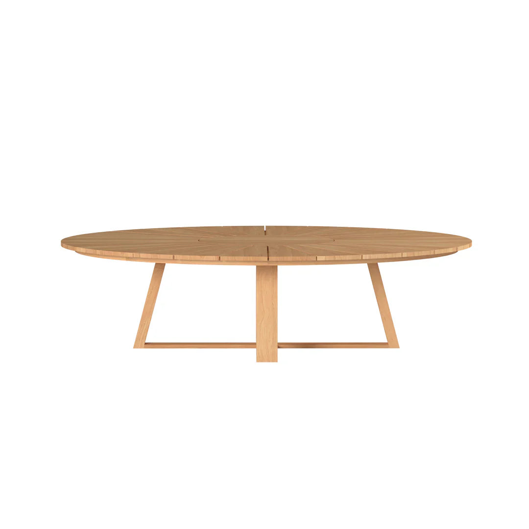 HiTeak Solis Oval Teak Wood Coffee Table