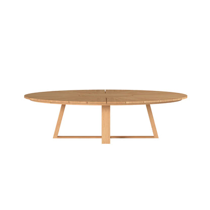 HiTeak Solis Oval Teak Wood Coffee Table