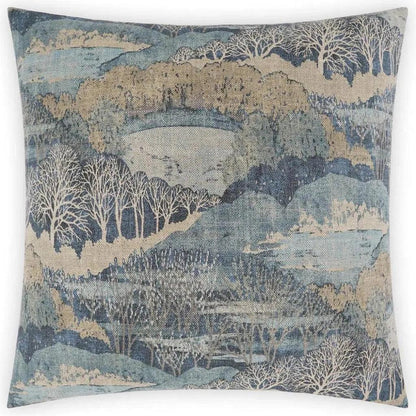 Hidden Hills Blue Throw Pillow With Insert - LOOMLAN - D.V. Kap - Throw Pillows