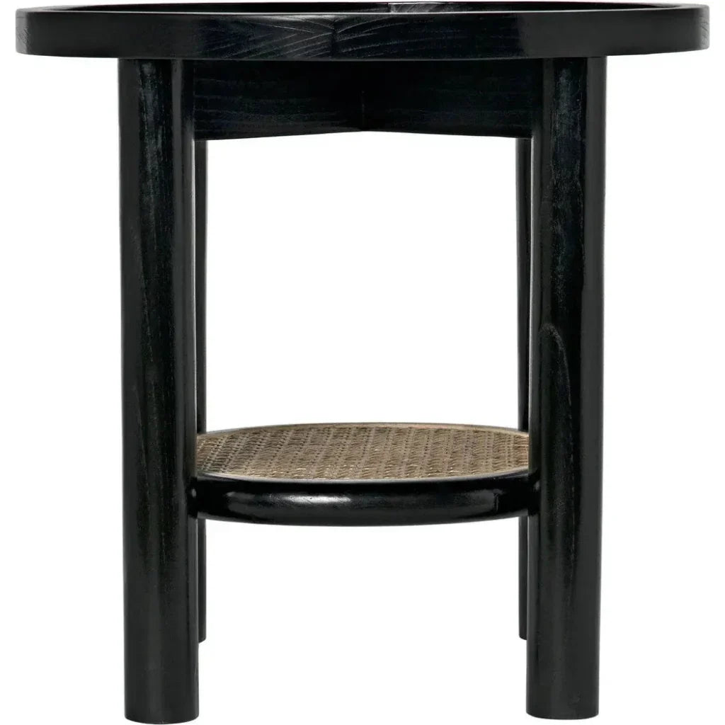 Hide Away Side Table, Charcoal Black - LOOMLAN - Noir - Side Tables