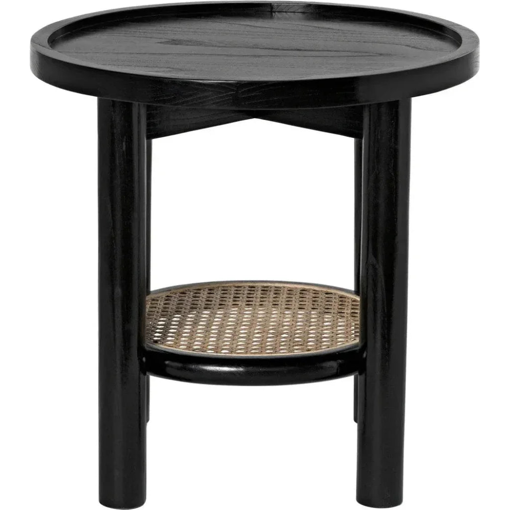 Hide Away Side Table, Charcoal Black - LOOMLAN - Noir - Side Tables